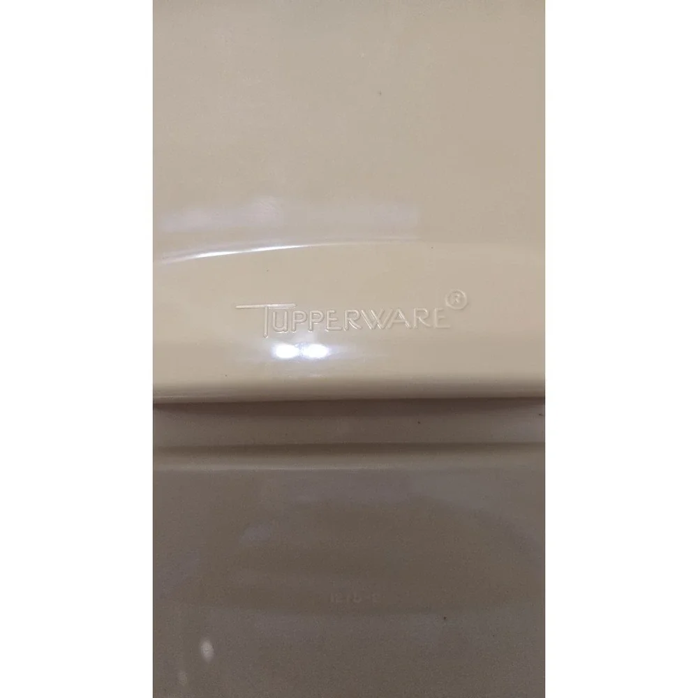 Vintage Tupperware Microwave Three Piece Steamer Harvest Gold